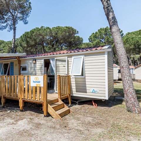 MOBILHOME 6 personnes - Comfort | 2 Ch. | 4/6 Pers. | Terrasse surélevée | Clim.