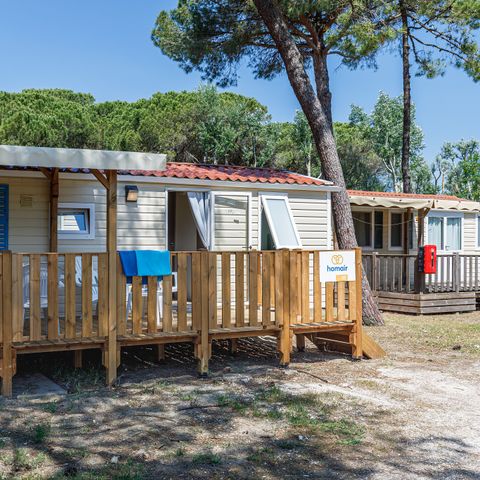 MOBILHOME 6 personnes - Comfort | 2 Ch. | 4/6 Pers. | Terrasse surélevée | Clim.