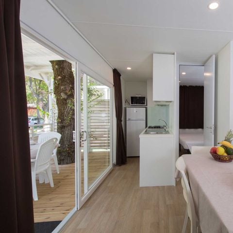 Stacaravan 4 personen - Lodge Deluxe Familie