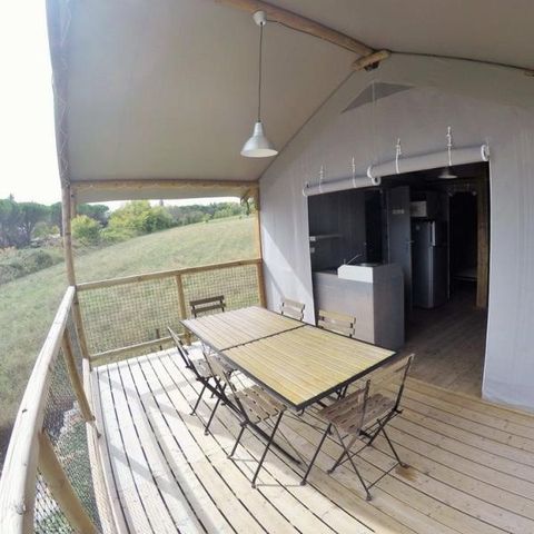 SISTEMAZION ATIPICHE 5 persone - LODGE DI TELA SU PALAFITTE