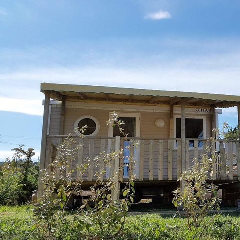 Mobile home 2 persons - Comfort Mobile Home 18m² 1 bedroom + covered terrace + air conditioning + TV