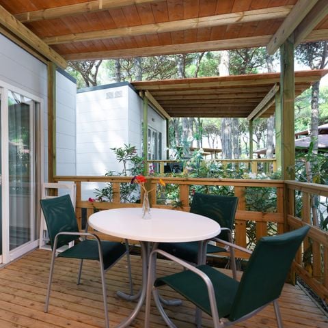 MOBILHOME 2 personnes - VIOLA (inclus : piscine, salle de sport et service plage)