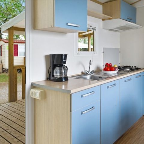Mobile home 4 persons - Classic | 2 Bedrooms | 4 Pers |* Raised terrace* | 1 Bathroom | Air conditioning