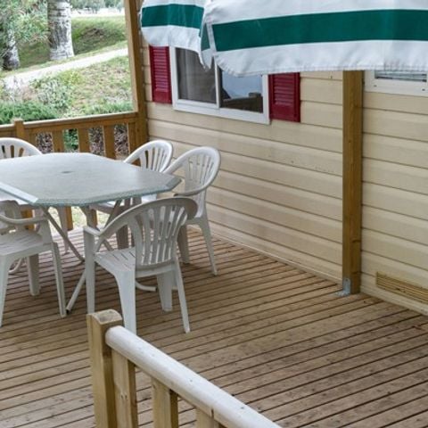 MOBILHOME 4 personnes - Classic | 2 Ch. | 4 Pers. |* Terrasse surélevée* | 1 SDB | Clim