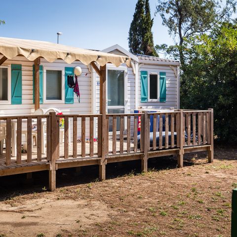 Mobile home 6 persons - Mobil-home | Classic XL | 3 Bedrooms | 6 Pers. | Raised terrace | Air-con.