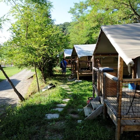 TENTE TOILE ET BOIS 2 personnes - Lodge - sans sanitaire