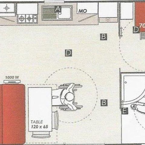 MOBILHOME 4 personas - COMFORT+ PMR