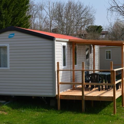 Casa mobile 6 persone - Comfort + 32m² (3 camere) + terrazza coperta