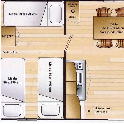 Mobile home 5 persons - ECO