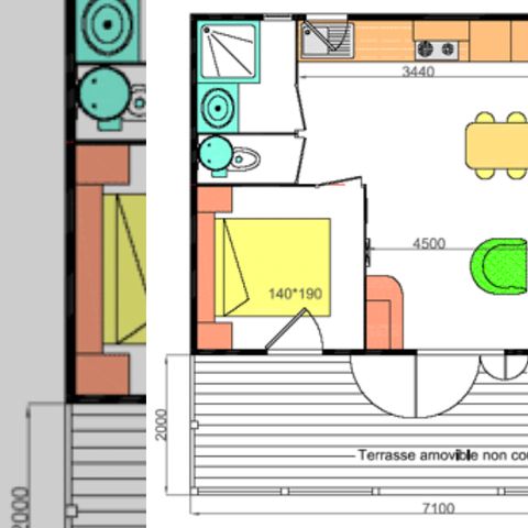 Chalet 6 personen - 35m²
