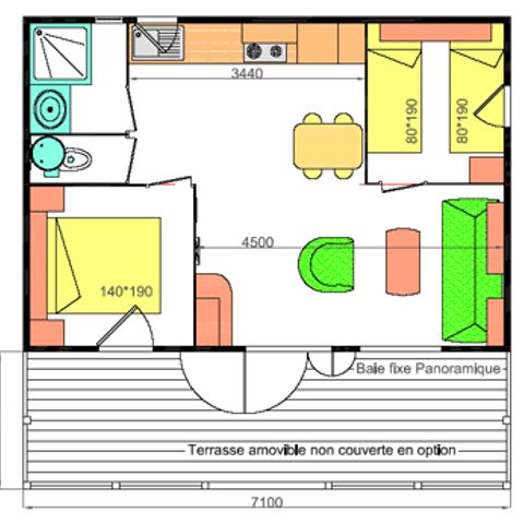 CHALET 6 people - 35m²