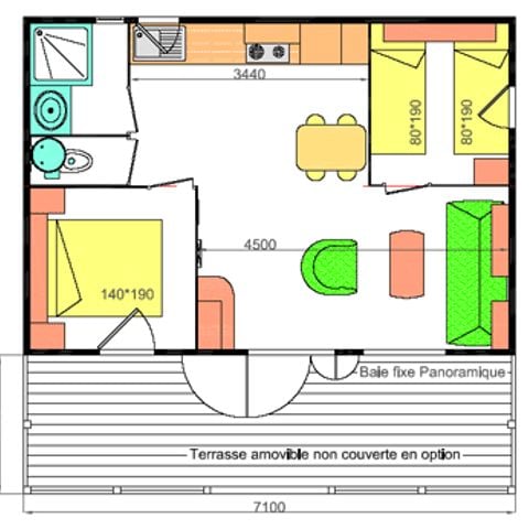 CHALET 6 personnes - 35m²