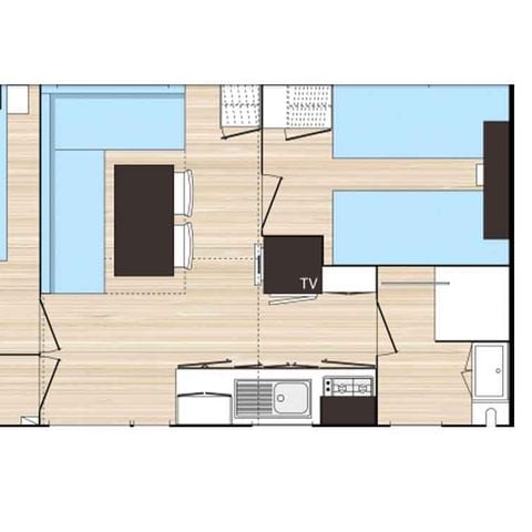 MOBILHOME 6 personnes - Mobilhome 4/6 personnes - 27m²