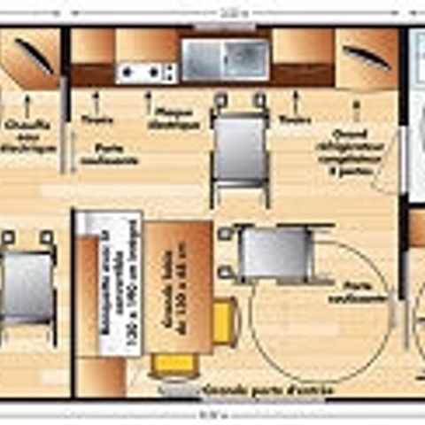 MOBILHOME 6 personnes - MH PMR 20 m²