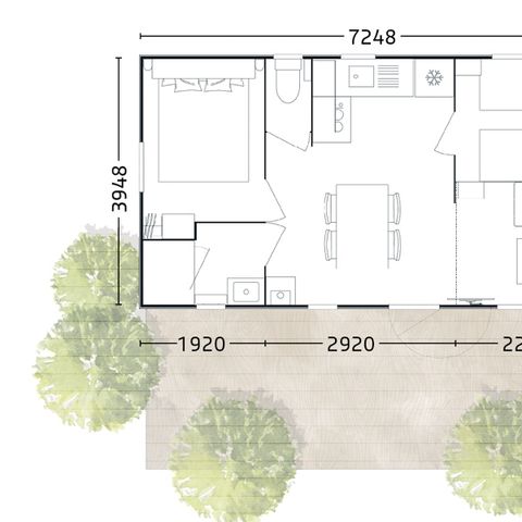 MOBILE HOME 6 people - MODULO VIP