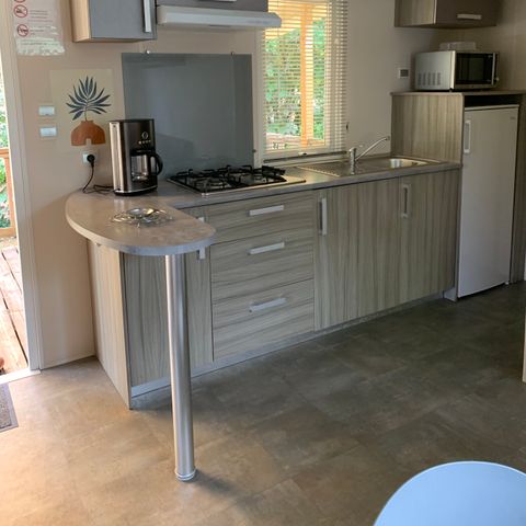 MOBILHOME 5 personas - gran confort terraza cubierta