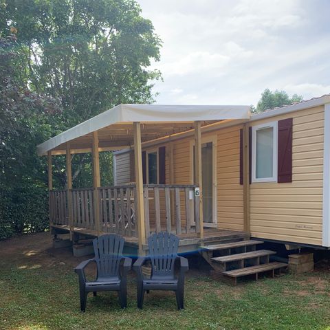 MOBILE HOME 5 people - great comfort covered terrace