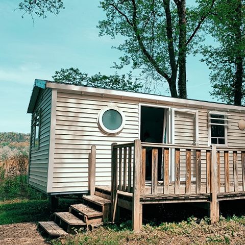 Stacaravan 6 personen - Stacaravan Standaard 30m² Trémolat - 3 kamers + Half overdekt terras 6 personen