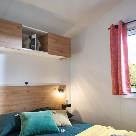 Mobile home 4 persons - Mobil-Home Premium 29m² Bahia - 2 bedrooms + covered terrace + LV + TV + CLIM 4 pers