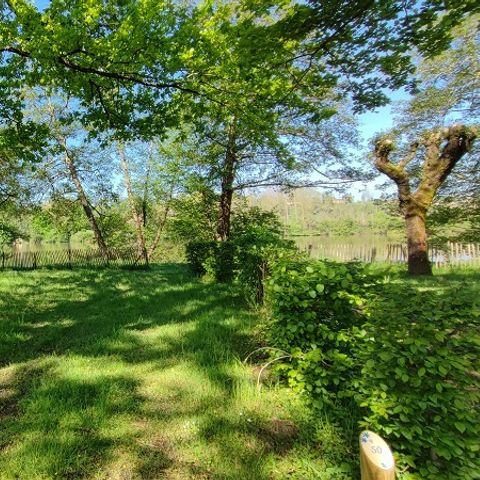 Stellplatz - Flussufer (1 Zelt, Wohnwagen oder Wohnmobil / 1 Auto / Strom 10A)