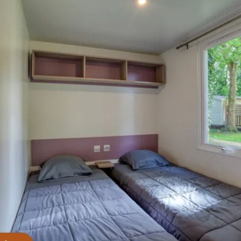 Mobilheim 6 personen - Mobilheim Komfort 32m² Malaga - 3 Schlafzimmer + Überdachte Terrasse, Klimaanlage, TV, Geschirrspülmaschine 6 pers.