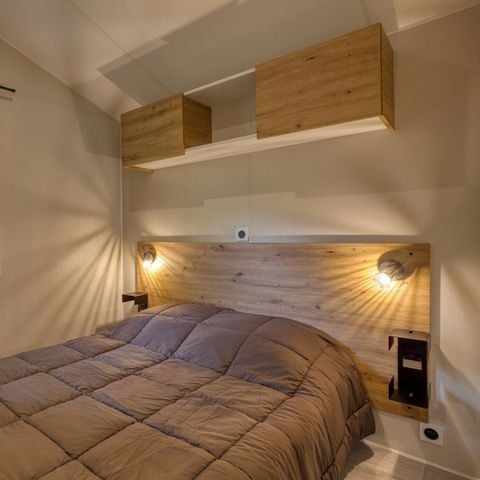 Mobilhome 4 personnes - Mobil-Home Premium 33m² Bali - 2 chambres + Terrasse couverte + Lave-vaisselle + TV + CLIM 4 pers