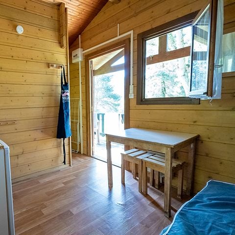 Chalet 4 personen - Houten Ecolodge (zonder sanitair)
