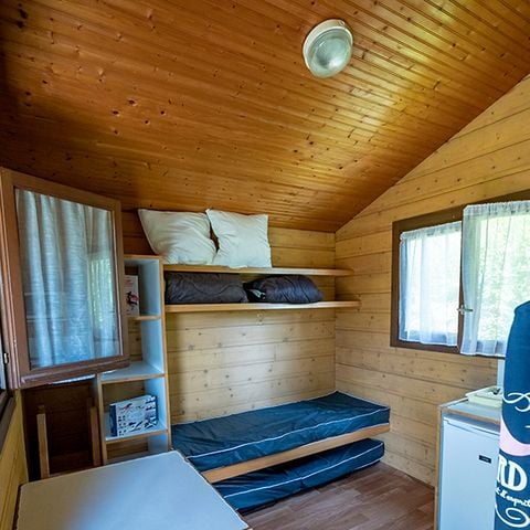 Chalet 4 personen - Houten Ecolodge (zonder sanitair)