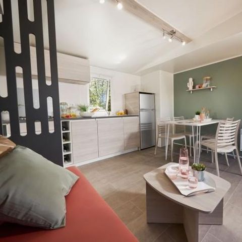 Mobilheim 4 Personen - Comfort 29m² (2 Zimmer)-Seeblick