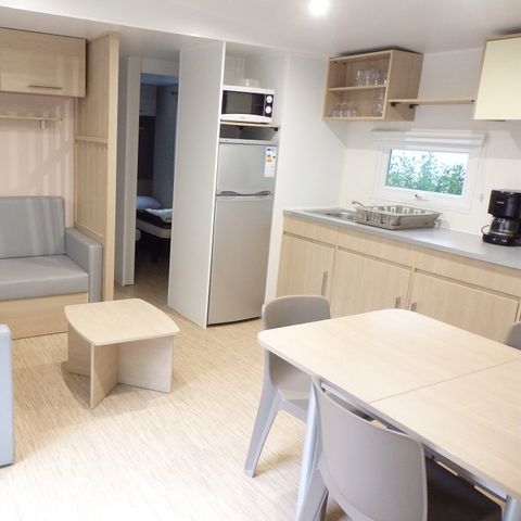 BUNGALOW 6 personnes - Comfort XL | 3 Ch. | 6 Pers. | Terrasse Surélevée | Clim.