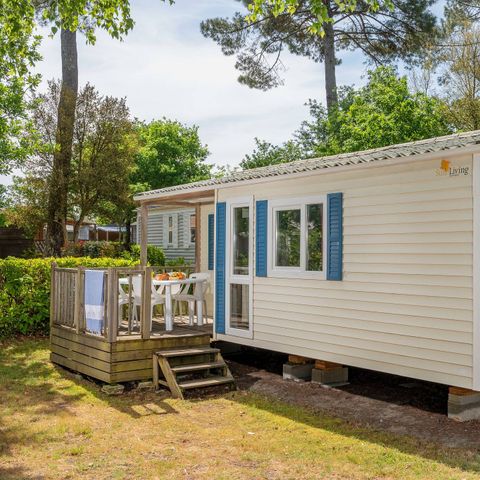 Stacaravan 6 personen - Stacaravan | Klassiek | 2 Slaapkamers | 4/6 Pers. | Single terras