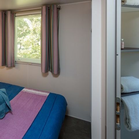 Mobilheim 6 Personen - Classic | 2 Zi. | 4/6 Pers. | Hochterrasse | Klim.