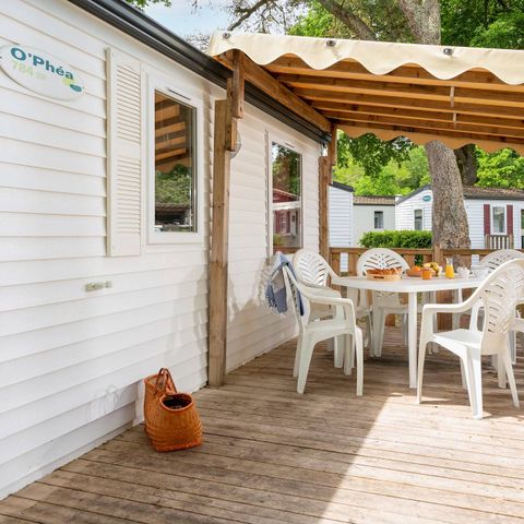 Stacaravan 6 personen - Stacaravan | Klassiek | 3 Slaapkamers | 6 Pers. | Verhoogd terras | Airconditioning.