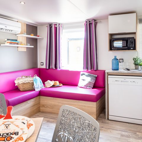 MOBILE HOME 6 people - Classic XL | 3 Bedrooms | 6 Pers. | Raised terrace