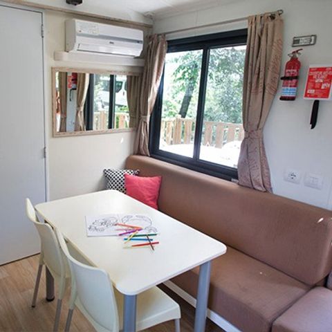 BUNGALOW 6 personnes - Comfort XL | 2 Ch. | 4/6 Pers. | Terrasse surélevée | Clim.