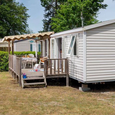 Stacaravan 6 personen - Stacaravan | Comfort | 2 Slaapkamers | 4/6 Pers. | Verhoogd terras