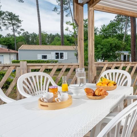 Stacaravan 6 personen - Mobile-home | Comfort | 3 slaapkamers | 6 pers. | Single terras