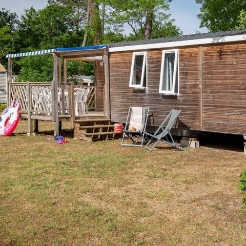 Stacaravan 6 personen - Mobile-home | Comfort | 3 slaapkamers | 6 pers. | Single terras