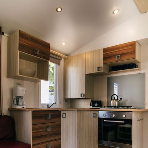 Stacaravan 6 personen - Saphir, 2 slaapkamers