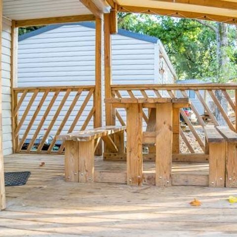 BUNGALOW 6 personnes - Comfort | 3 Ch. | 6 Pers. | Terrasse surélevée | Clim.