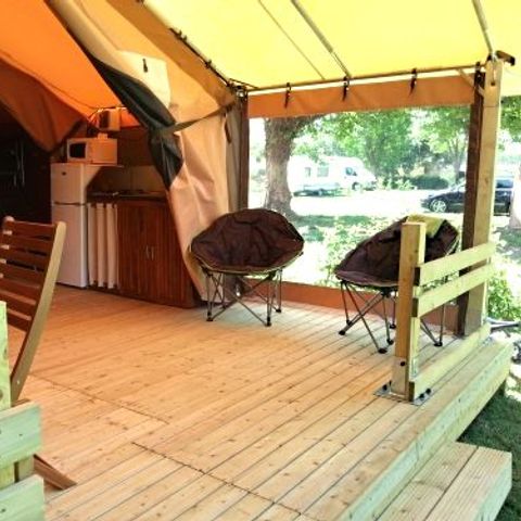 UNIEKE ACCOMMODATIE 5 personen - LODGE TENT zonder sanitair