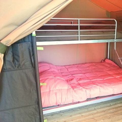 HÉBERGEMENT INSOLITE 5 personnes - TENTE LODGE sans sanitaires