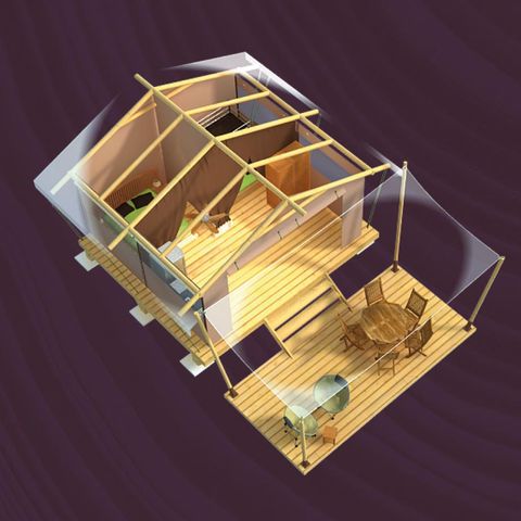 SISTEMAZION ATIPICHE 5 persone - Tenda LODGE senza servizi igienici