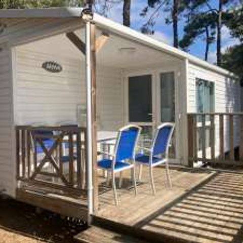 Mobilheim 4 personen - Standard 22m²- 2 Schlafzimmer - Kleine Terrasse - TV
