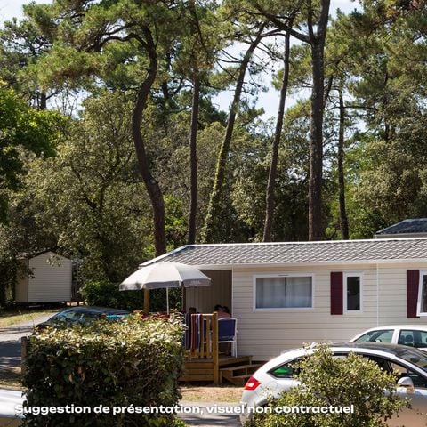 CASA MOBILE 6 persone - Confort 28m² - 3 camere da letto - Grande terrazza - TV