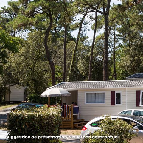 Mobile home 6 persons - Confort 28m² - 3 bedrooms - Large terrace - TV