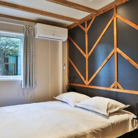 Chalet 2 personen - Bois Premium 16m² - 1 kamer + overdekt terras 8m² + TV + CLIM