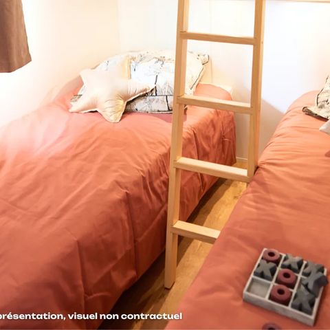 Mobile home 4 persons - NEW // Homeflower PREMIUM PLUS 29m² (2 bedrooms) + beds made on arrival and end-of-stay cleaning