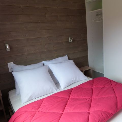 Chalet 6 Personen - 42 m² Blick auf den Teich