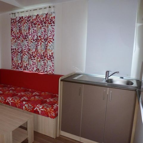 Mobile home 6 persons - 3 bedrooms, 32m² + air conditioning